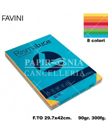 FAVINI RISMALUCE MIX A3 90gr.300fg.ASSORTITA-FOTOCOPIE