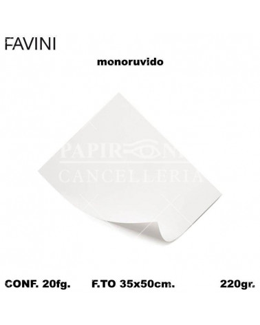 BRISTOL FAVINI MONORUVIDO 35x50 BIANCO [20FG]