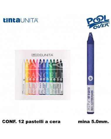 TINTA UNITA PASTELLO CERA 12COL. 49724
