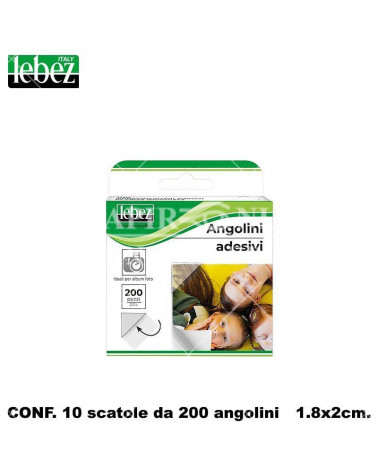 LEBEZ ANGOLINI FOTO 200PZ. ADESIVO [10CF]
