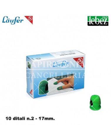 LEBEZ DITALE GOMMA LAUFER N.2 [10PZ]