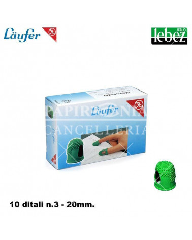 LEBEZ DITALE GOMMA LAUFER N.3 [10PZ]