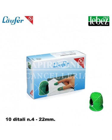 LEBEZ DITALE GOMMA LAUFER N.4 [10PZ]