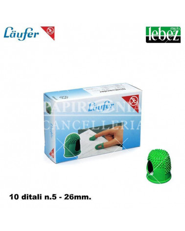 LEBEZ DITALE GOMMA LAUFER N.5 [10PZ]