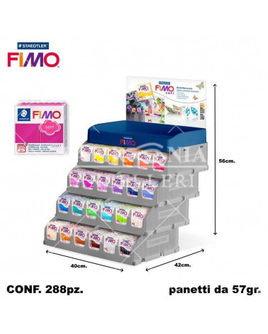 STAEDTLER ESP PASTA MODELLARE FIMO 288PZ SOFT-8020VS