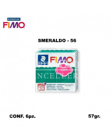 STAEDTLER PASTA FIMO SOFT 8020-56 SMERALDO [6PZ]