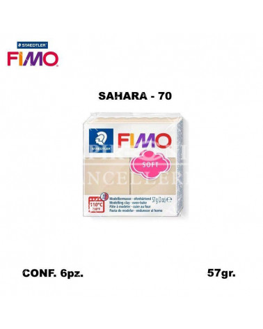STAEDTLER PASTA FIMO SOFT 8020-70 SAHARA [6PZ]