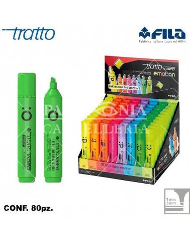 TRATTO VIDEO EMOTIONS 80pz.EVIDENZIATORE