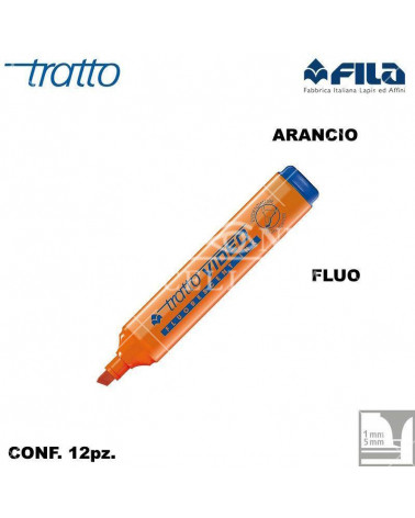 TRATTO VIDEO ARANCIO EVIDENZIATORE [12PZ]