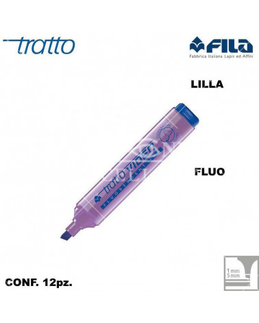TRATTO VIDEO LILLA EVIDENZIATORE [12PZ]