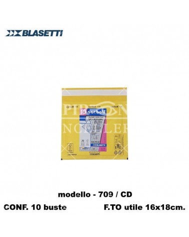 BLASETTI BUSTE IMBOTTITE -CD- 709  16X18 20X22-POSTALI [10PZ]