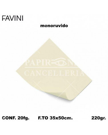BRISTOL FAVINI MONORUVIDO 35x50 AVORIO [20FG]