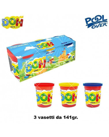 TINTA UNITA DOH BARATTOLI 141GR. 3PZ. GIALLO/BLU/ROSSO 56026