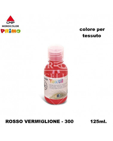 PRIMO COLORE PER TESSUTO 125ML VERMIGLIO 300