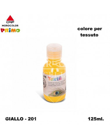 PRIMO COLORE PER TESSUTO 125ML GIALLO 201