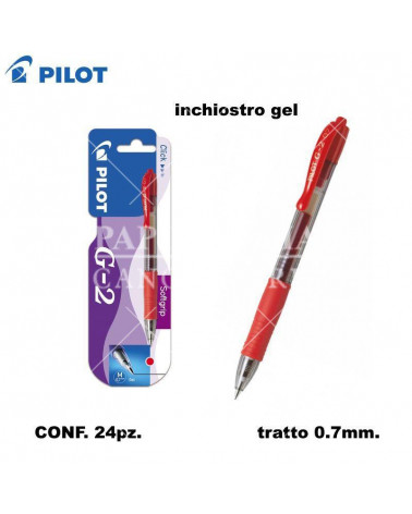 PILOT SFERA G2 24 BLISTER 1PZ.ROSSO