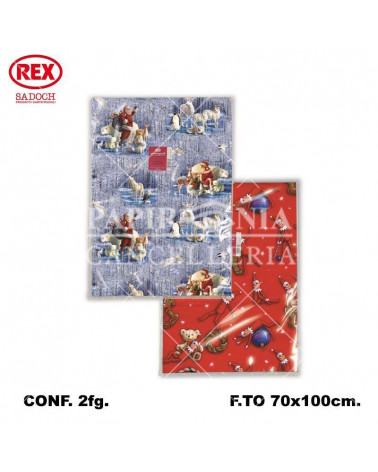 REX CARTA REGALO NATALE 2FG. R5502