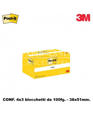POST-IT 653 3M 38X51 [12PZ]