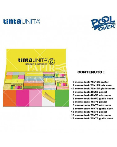 TINTA UNITA DISPLAY MEMO DESK 51178 [120PZ]