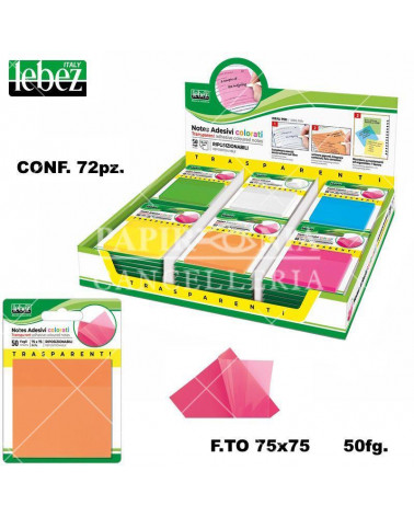 LEBEZ MEMOSTICK 75x75 50fg.LEBEZ 81639 [72PZ]