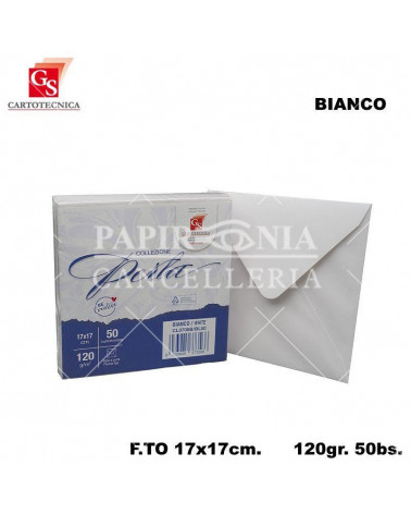 GS BUSTE PERLA BIANCO 50PZ.120GR.17X17