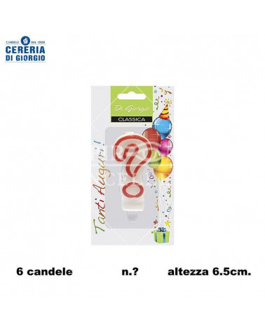 CERERIA DI GIORGIO CANDELA A NUMERO N.? [6PZ]