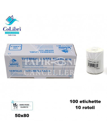 COLIBRI ETICHETTE REMOVIBILI 50X80 [100PZ]
