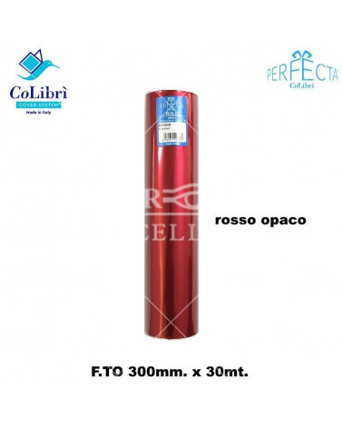 COLIBRI ROTOLO PERFECTA 300X30 ROSSO OPACO