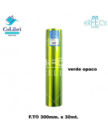 COLIBRI ROTOLO PERFECTA 300X30 VERDE OPACO