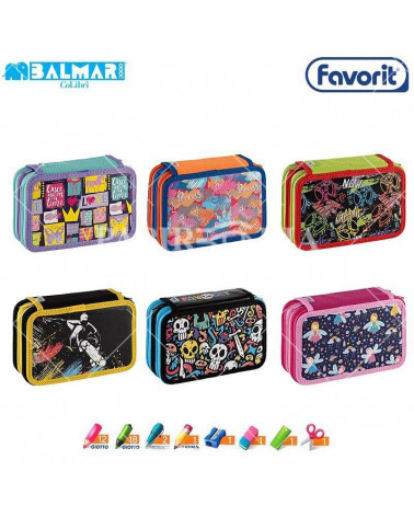 FAVORIT ASTUCCIO 3 ZIP BALMAR BY FANTASIA