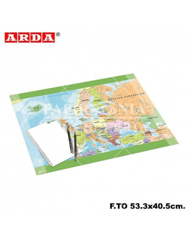 ARDA SOTTOMANO PLASTICA GEO EUROPA 53,3x40,5cm.