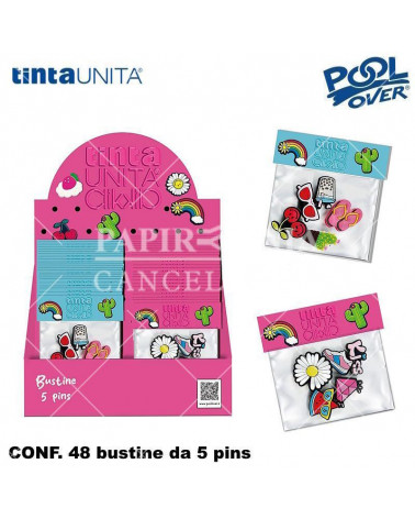 TINTA UNITA CLIK ESP 48 BUSTINA PINS 5pz.