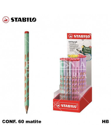 STABILO ESP 60 EASY GRAPH PASTEL HB