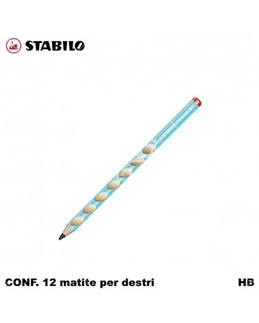 STABILO MATITA EASY GRAPH PER DESTRI BLU [12PZ]