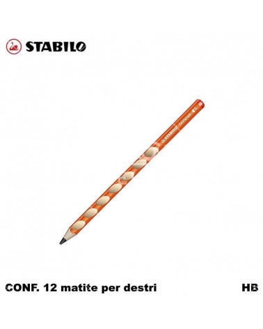 STABILO MATITA EASY GRAPH PER DESTRI ARANCIO  [12PZ]