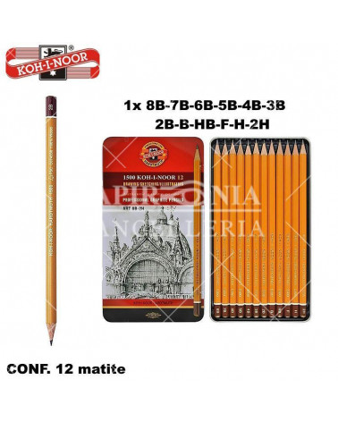KIN MATITA ART 12PZ. H1502-II