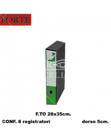 FORTE REGISTRATORE 28X35 DORSO 5 VERDE