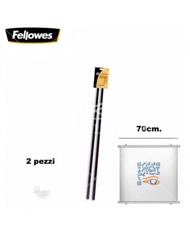 FELLOWES STECCHE PER POSTER 70CM.2PZ. NERO
