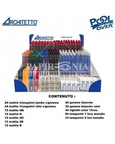 ASS.TO ARCHITETTO MATITE E GOMME