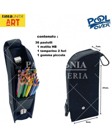 TINTA UNITA ASTUCCIO EMPIRE NERO 36 PASTELLI+ACCESSORI 60894