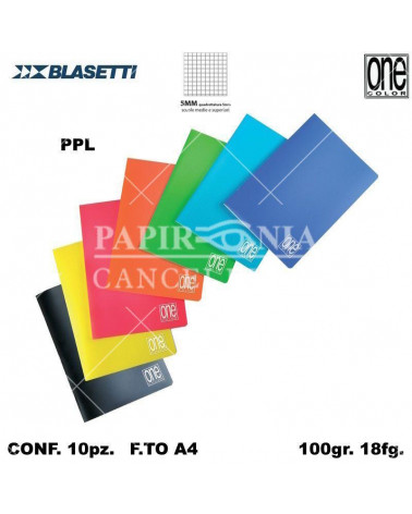 BLASETTI MAXI ONE COLOR PPL 100gr.5MM [10PZ]