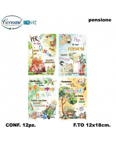 CECAMI BIGLIETTI PENSIONE 00195 [12PZ]