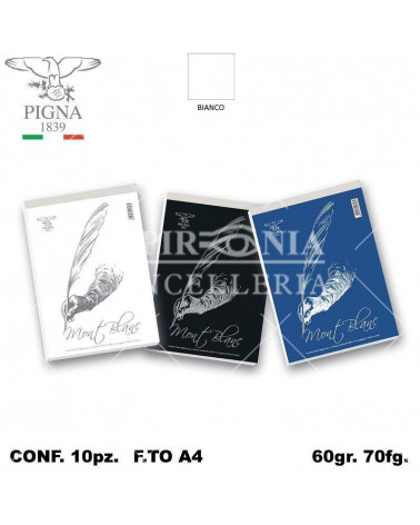 MONT BLANC NOTES A4 70FGBLOCCO-BIANCO-21X297 [10PZ]