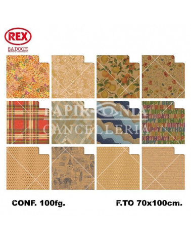 REX CARTA REGALO NATURA 100fg.N4400GEN
