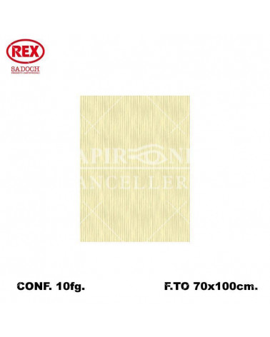 REX CARTA REGALO UNICOLORE 10FG. PANNA 802