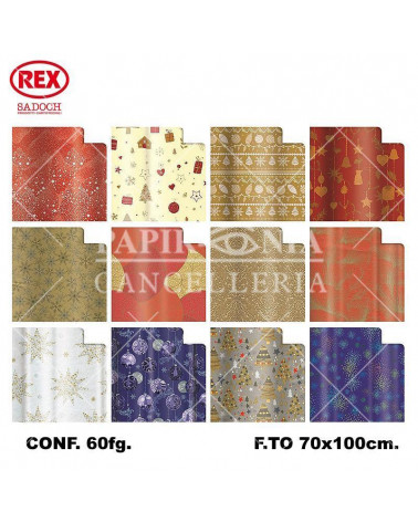 REX CARTA REGALO HOT METAL 60FG.NATALE