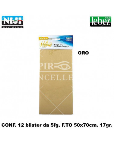 LEBEZ VELINA ORO 5FG. 50X70 61887 [12PZ]