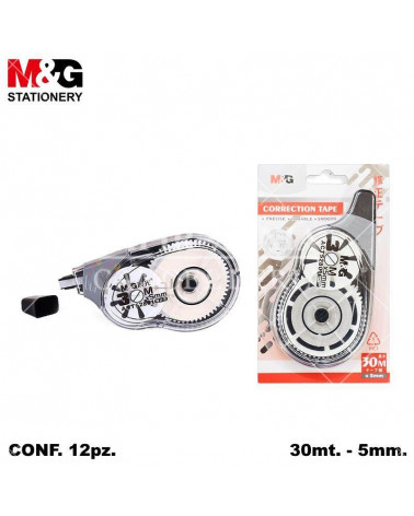 M&G CORRETTORE NASTRO 30mt.x5mm. JUMBO [12PZ]