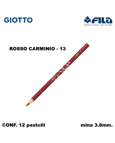 GIOTTO PASTELLO SUPERMINA N.13 ROSSO CARMINIO 13 [12PZ]
