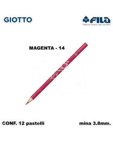 GIOTTO PASTELLO SUPERMINA N.14 MAGENTA 14 [12PZ]